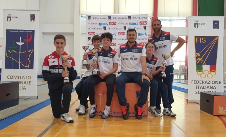 Scherma Modica, Calandrino e Iacono vincono selezioni regionali del Trofeo Coni