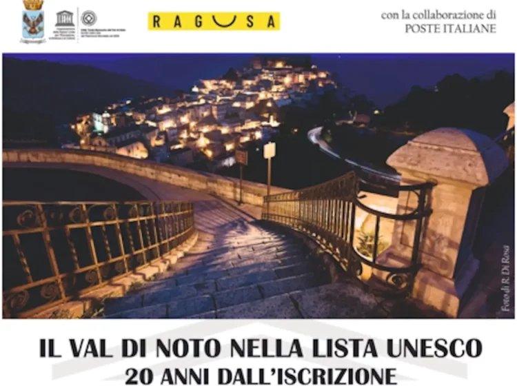 Un annullo filatelico per Ragusa per il ventennale UNESCO