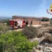 Incendio macchia mediterranea a Ispica