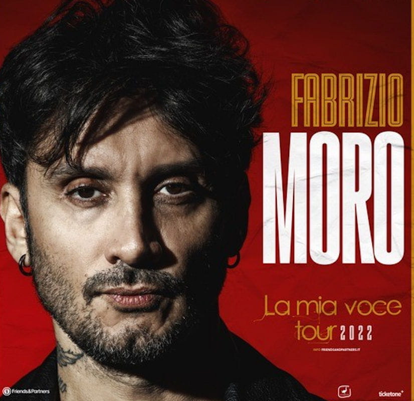 scaletta canzoni tour fabrizio moro 2022