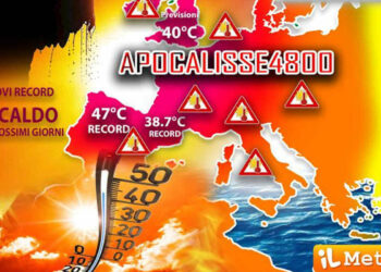 Meteo, anticiclone Apocalisse 4800: temperature di fuoco