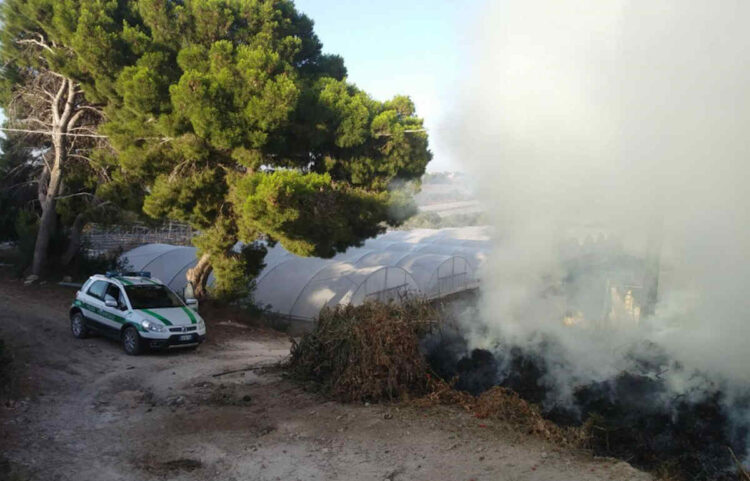 Lotta alle fumarole a Ragusa