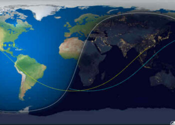 Razzo in caduta, rivisto l'orario del rientro in atmosfera