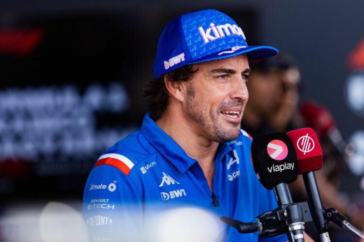 Fernando Alonso al volante dell’Aston Martin dal 2023