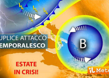 Ciclone dei Balcani verso il Sud: forti temporali a causa del mare troppo caldo