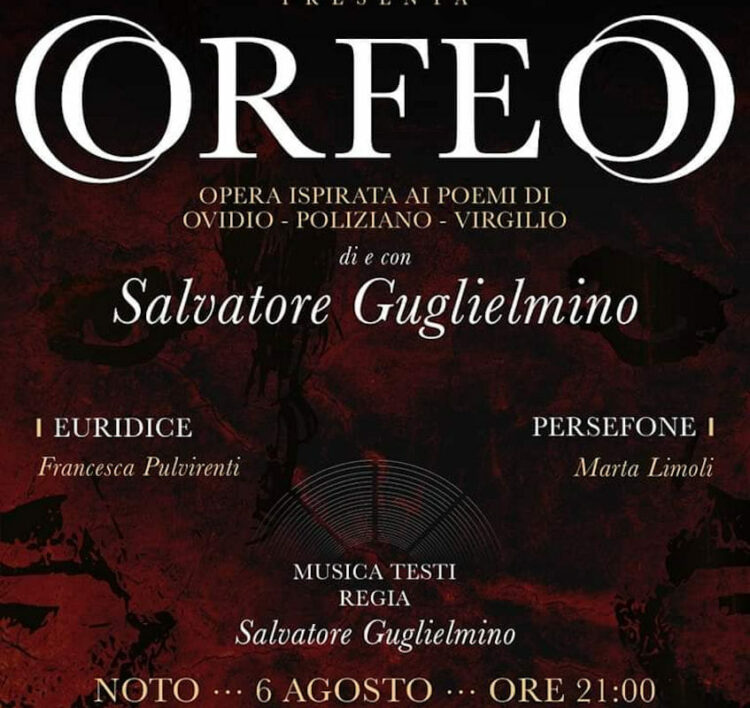 Noto, mito d'orfeo