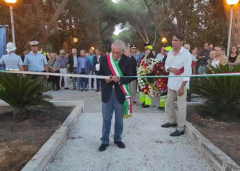 Inaugurata la villa comunale di Vittoria FOTO