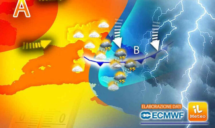 Meteo, ciclone atlantico si sposta al Sud: maltempo in arrivo in Sicilia