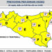 Allerta meteo gialla per temporali in Sicilia