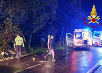 Incidente stradale, auto sbanda e finisce contro un albero: morti 4 giovani
