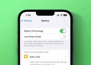 iOS16 beta 5 torna la percentuale della batteria