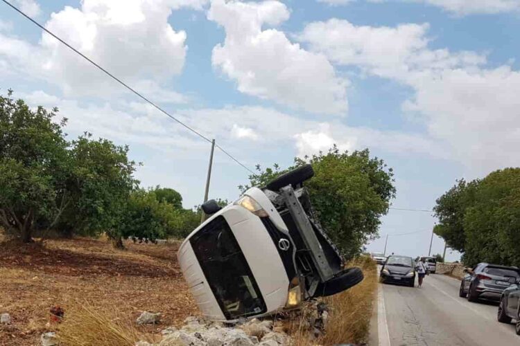incidente stradale in contrada spana a scicli