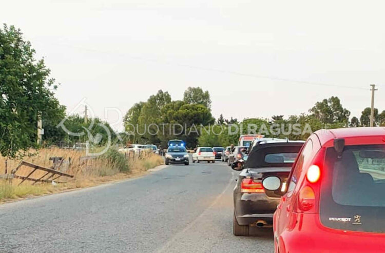 Incidente stradale sulla Marina di Modica-Modica