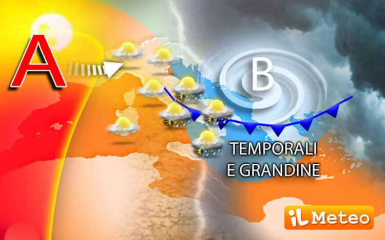 Maltempo e forti temporali: ciclone dai Balcani