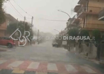 Maltempo a Modica VIDEO