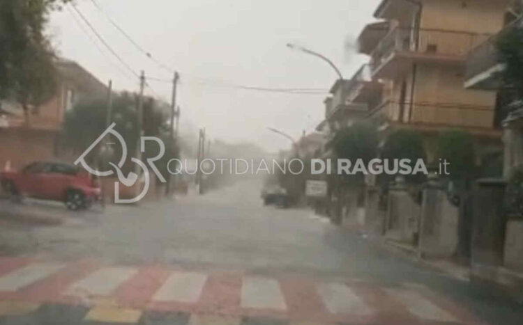 Maltempo a Modica VIDEO