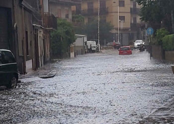 Meteo: temporale e allagamenti a Randazzo