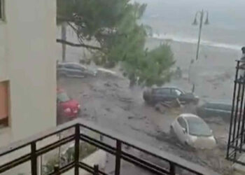 Maltempo, bomba d'acqua e alluvione a Scilla