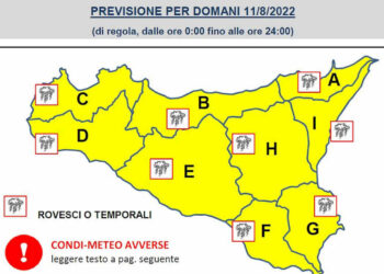 Allerta meteo sicilia