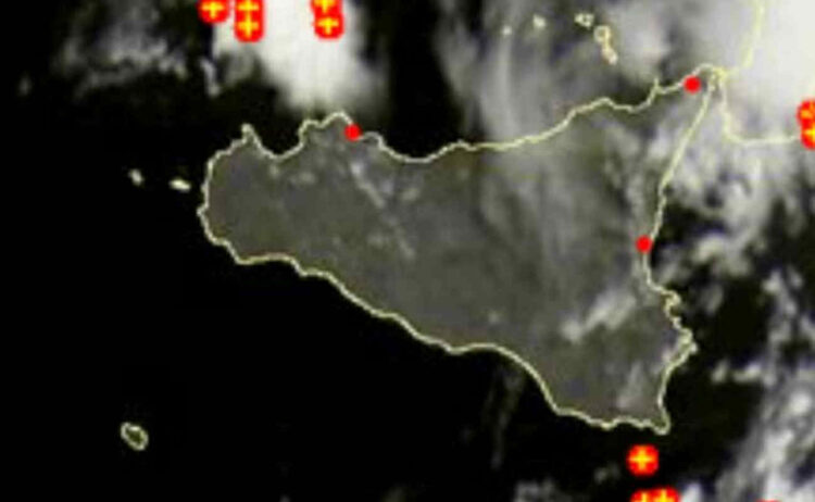 Maltempo, super cella temporalesca in Sicilia