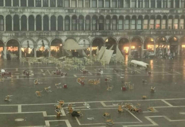 Maltempo a Venezia