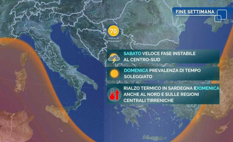 Meteo, ancora temporali poi torna il caldo a Ferragosto