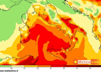 Temperature estremo e caldo con temperature fino a 40 gradi sono previste in Sicilia tra mercoledì 17 agosto e giovedì 18 agosto.