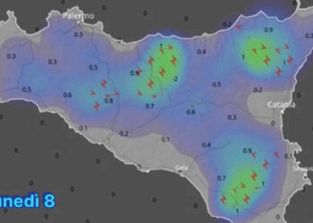 Maltempo in Sicilia: temporali e calo delle temperature