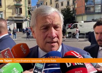 Tajani “Noi uniti e sullo stesso palco, centrosinistra diviso”