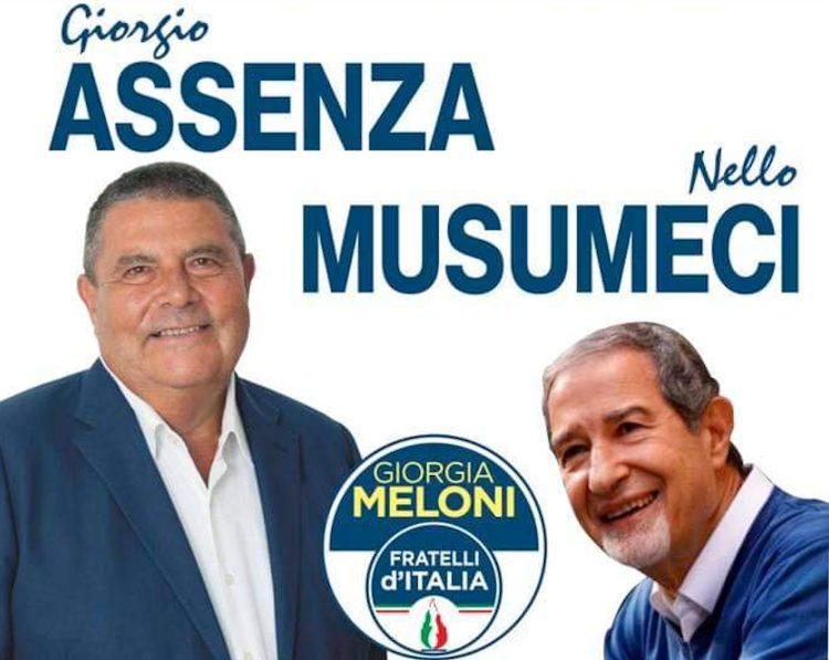 Giorgio Assenza e Nello Musumeci a Ragusa