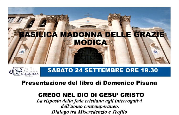Credo nel Dio di Gesù Cristo a Modica