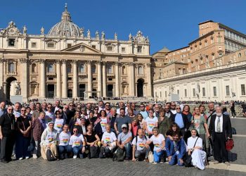 Delegazione ragusana tra i cristiani lgbt+ da Papa Francesco