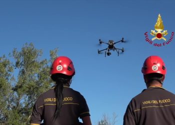 Maltempo nelle Marche, droni in campo per le ricerche