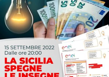 Caro energia: la Sicilia spegne le insegne