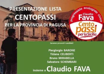 Ragusa, la lista Centopassi presenta i candidati iblei alle regionali