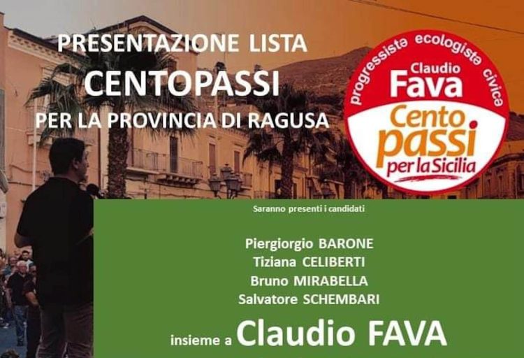 Ragusa, la lista Centopassi presenta i candidati iblei alle regionali