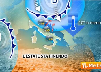 Meteo: ultimi giorni di estate, maltempo nel weekend