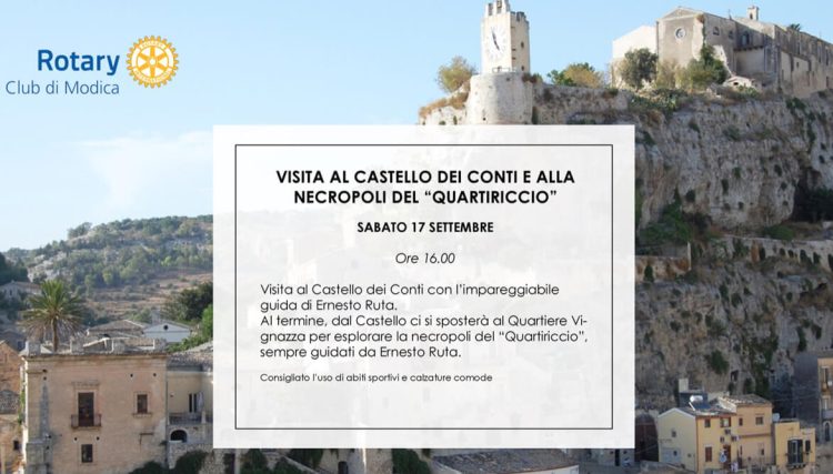Visita al Castello dei Conti e alla necropoli del “Quartiriccio” a Modica