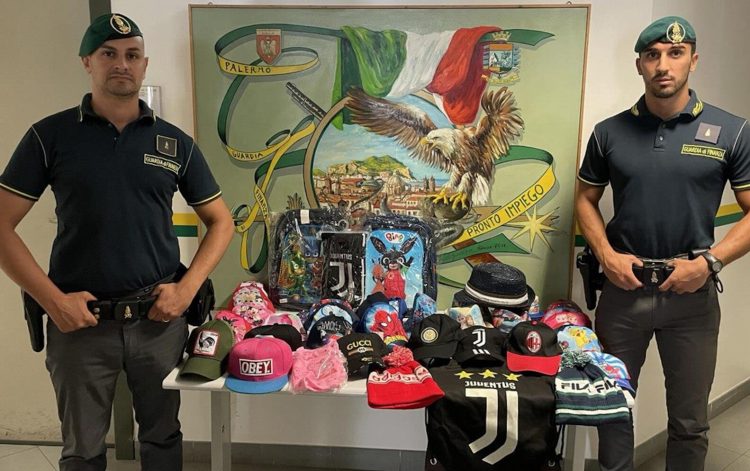 Gdf Palermo: sequestrati 1.100 articoli contraffatti