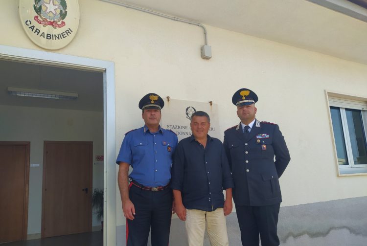 Visita del sindaco di Scicli alla Stazione carabinieri di Donnalucata