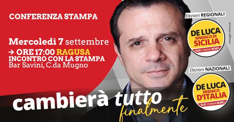 Cateno De Luca torna a Ragusa
