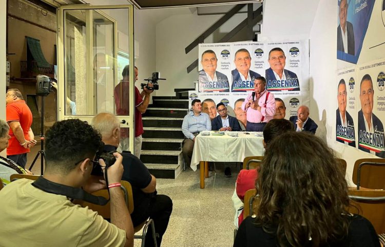 Giorgio Assenza: oggi inaugura comitato a Pedalino e domani a Ragusa