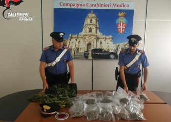 Palagonese arrestato a Scicli con 2 kg di marijuana