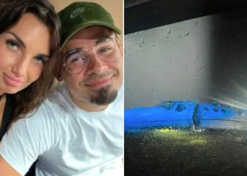 Paura in volo per Elettra Lamborghini e Afrojack: si schiantano sull'erba per maltempo