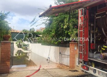 Maltempo casa allagata a Marina di Modica