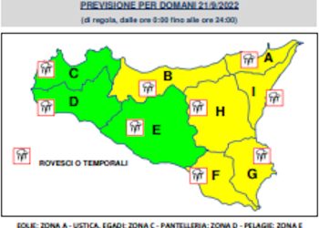 Maltempo in arrivo: allerta gialla per Ragusa, Siracusa, Catania e Messina