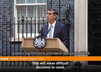 Uk, Rishi Sunak “Grandi sfide, ora stabilità e unità”