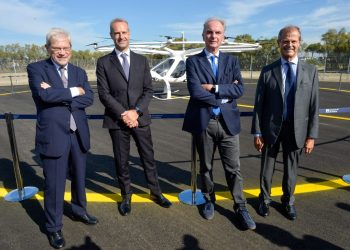 Il primo vertiporto italiano inaugurato all’aeroporto di Fiumicino