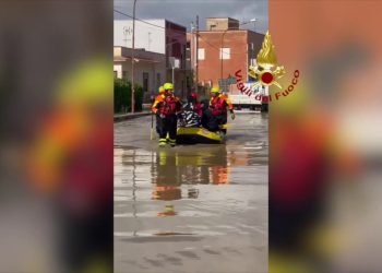 Maltempo, vigili del fuoco in azione tra Trapani e Agrigento