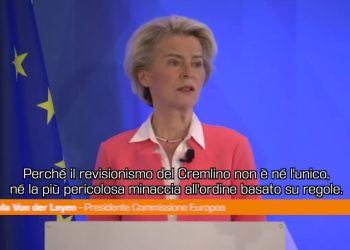 Von der Leyen “Dobbiamo promuovere i nostri valori nel mondo”